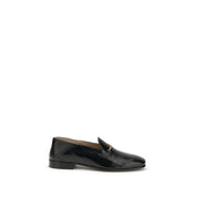 Valentino Garavani Black Calf Leather Loafers