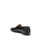 Valentino Garavani Black Calf Leather Loafers