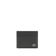 Valentino Garavani Black Calf Leather Wallet