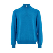Gran Sasso Light Blue Wool Turtleneck