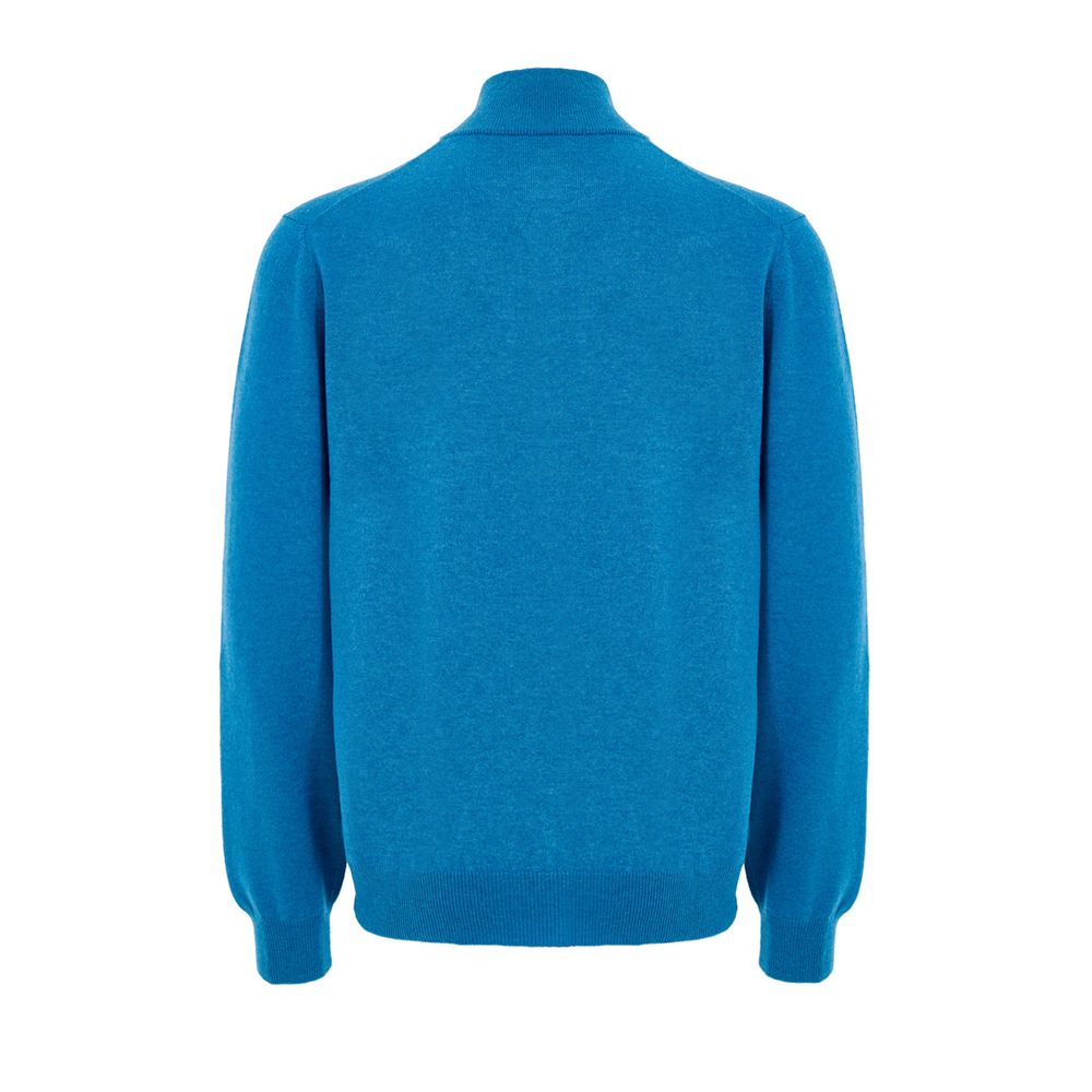 Gran Sasso Light Blue Wool Turtleneck