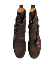 Dolce & Gabbana Brown Suede Ankle Boots