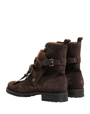 Dolce & Gabbana Brown Suede Ankle Boots