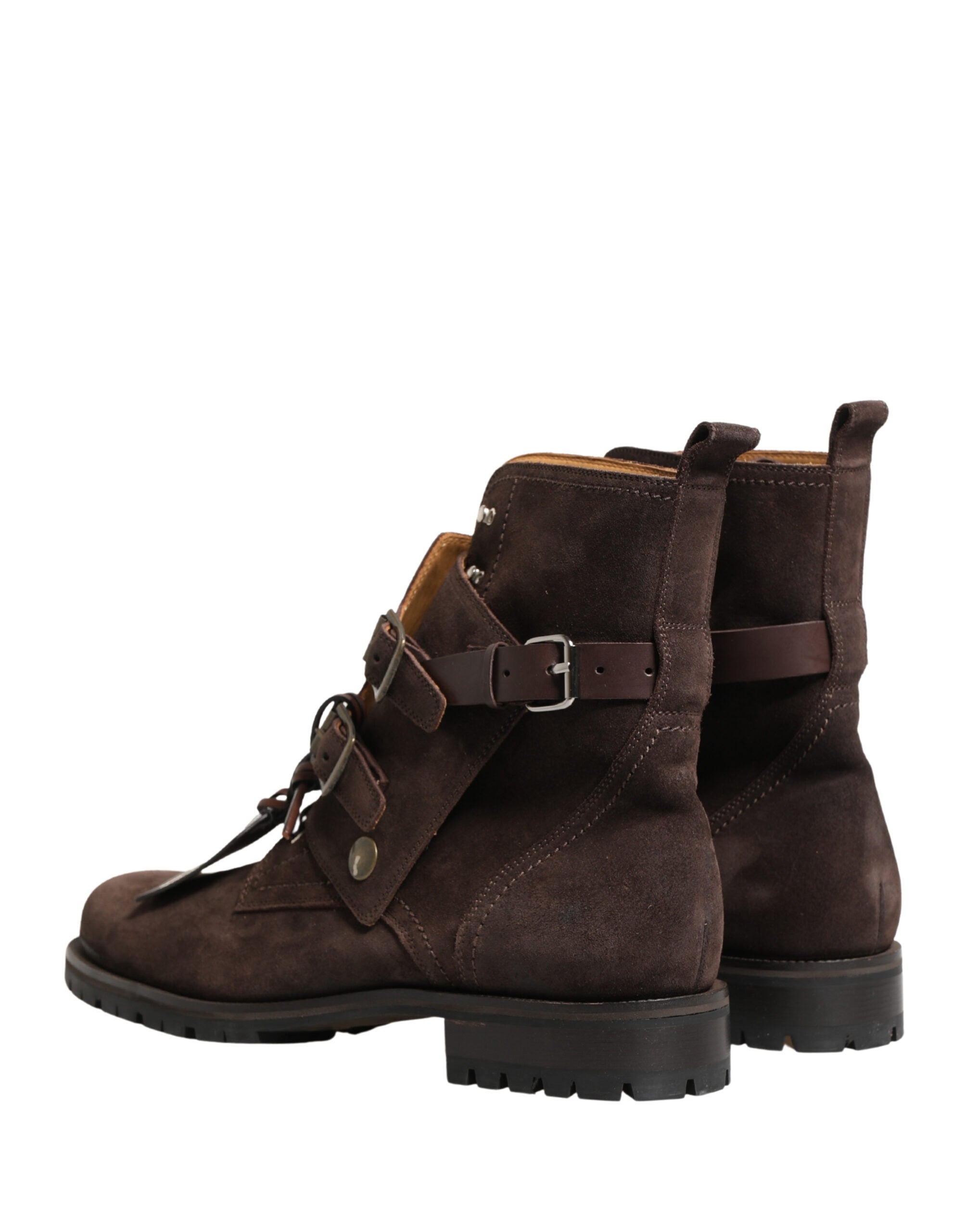 Dolce & Gabbana Brown Suede Ankle Boots