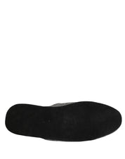 Dolce & Gabbana Grey Cashmere Slippers