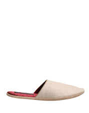 Dolce & Gabbana Beige Shetland Wool Slippers