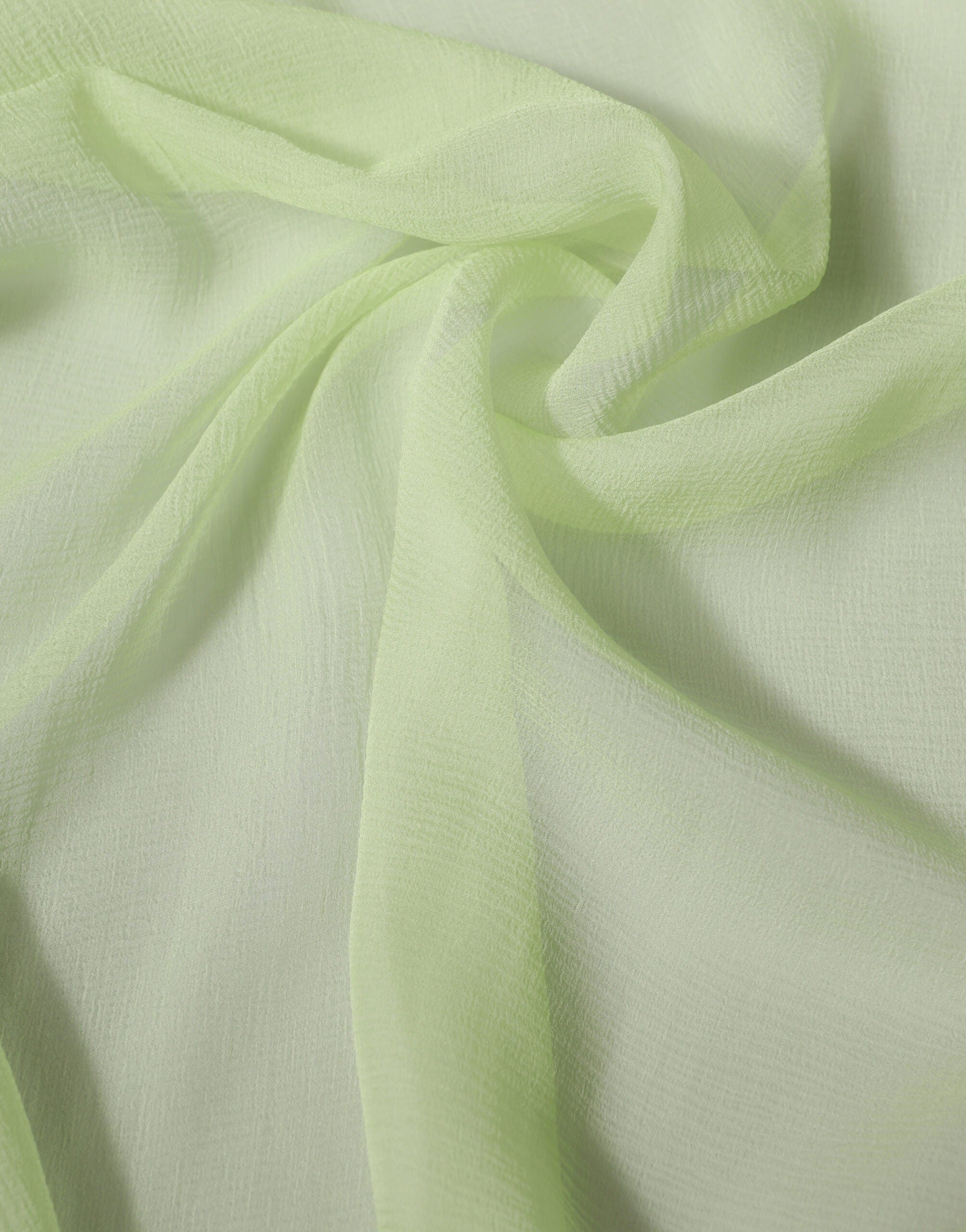 Dolce & Gabbana Light Green Silk Neck Wrap Stole