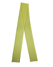 Dolce & Gabbana Yellow Green Silk Sash Foulard Stole