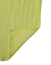 Dolce & Gabbana Yellow Green Silk Sash Foulard Stole