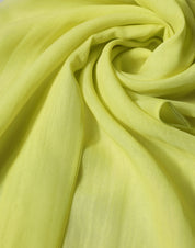 Dolce & Gabbana Yellow Green Silk Sash Foulard Stole