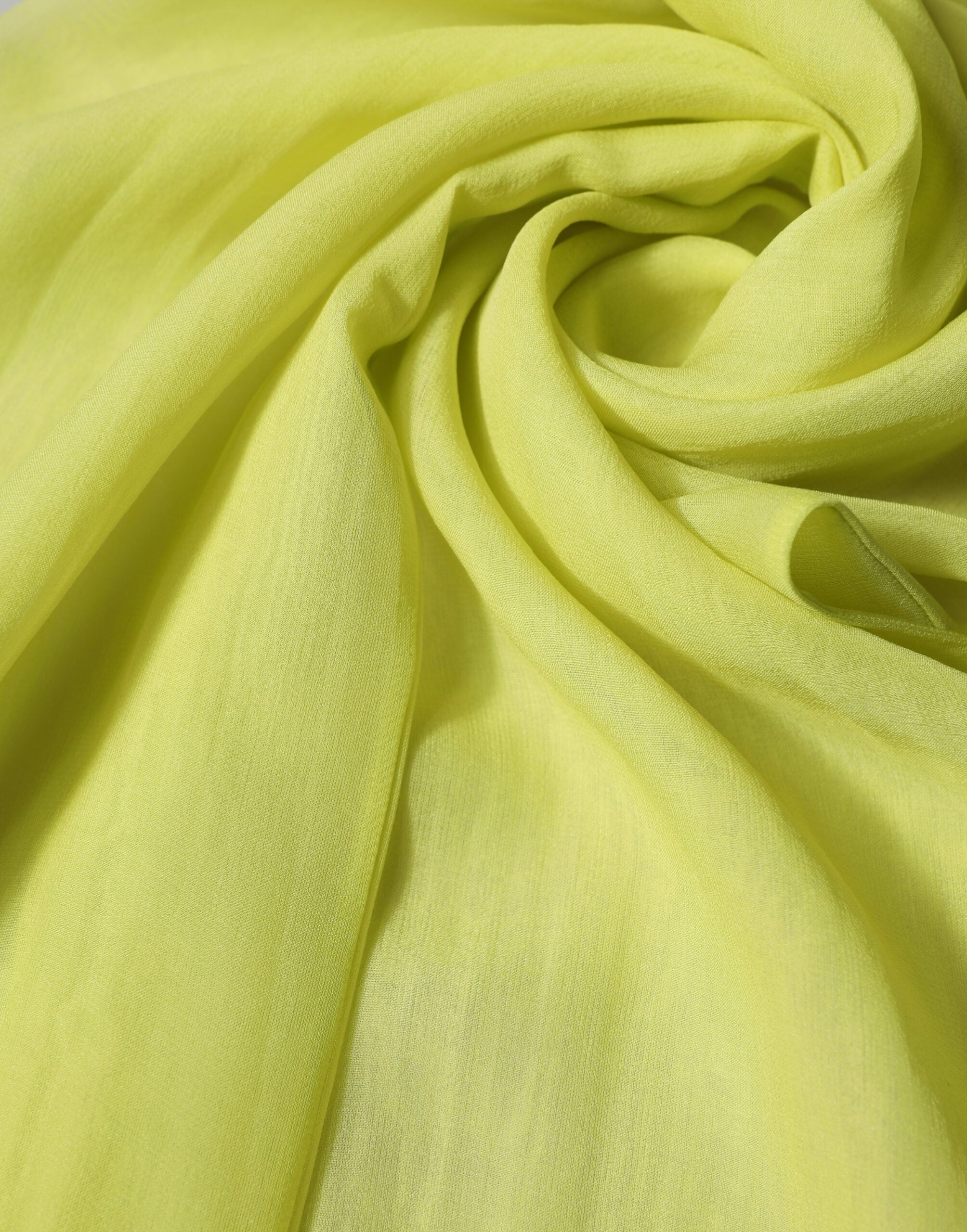 Dolce & Gabbana Yellow Green Silk Sash Foulard Stole