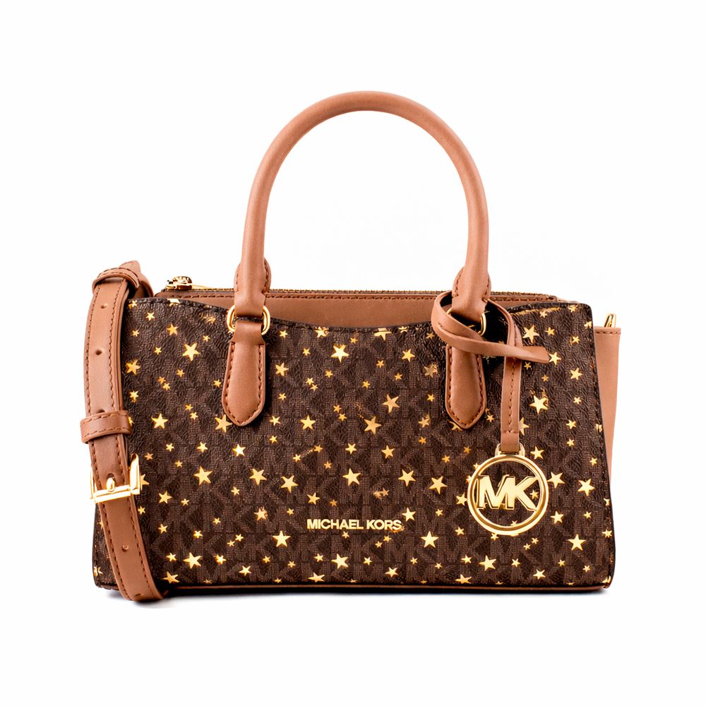 Michael Kors Brown Canvas Handbag