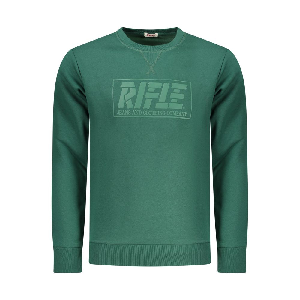 Rifle Green Cotton Blend Sweatshirt