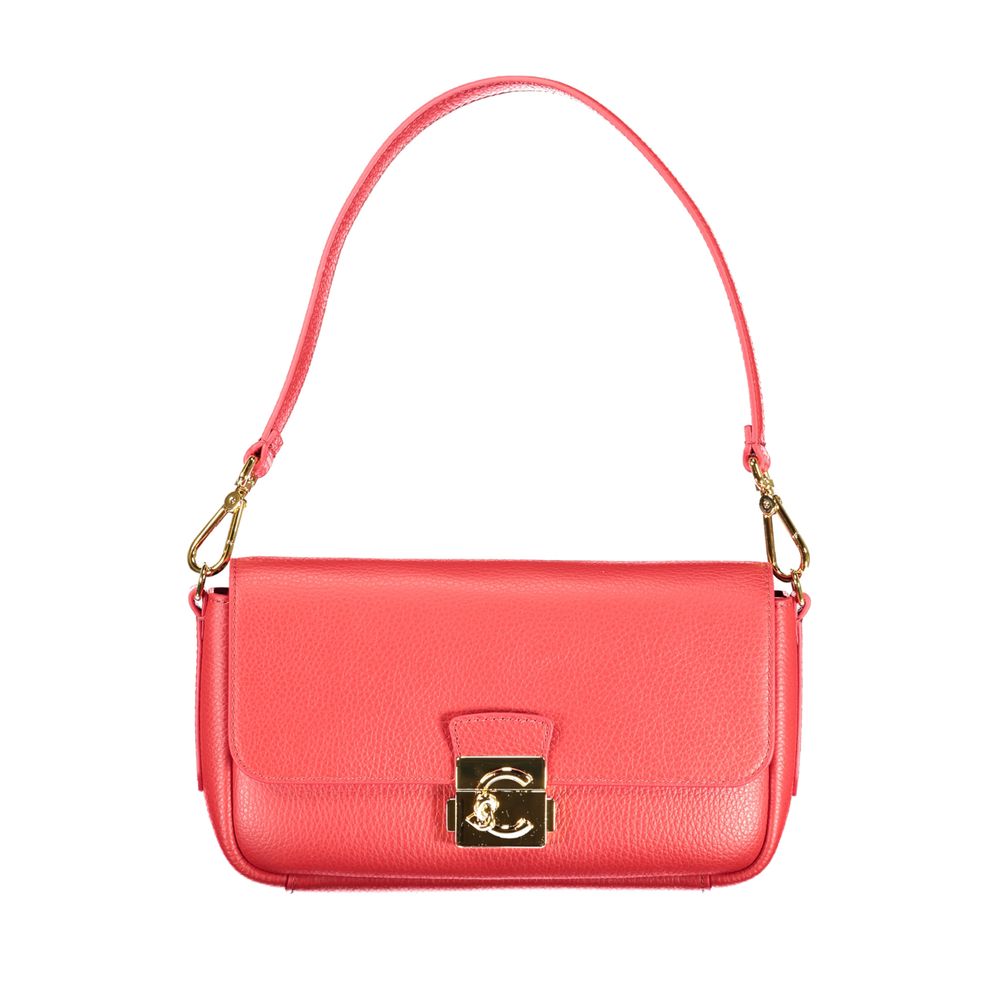 Coccinelle Rosso Leather Handbag