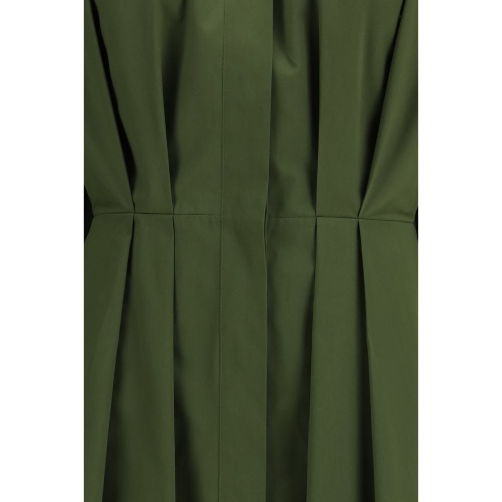 Givenchy Bicolor Cotton Poplin Casual Dress