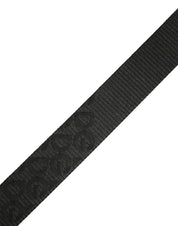 Dolce & Gabbana Black Polyester and Calf Leather Belt