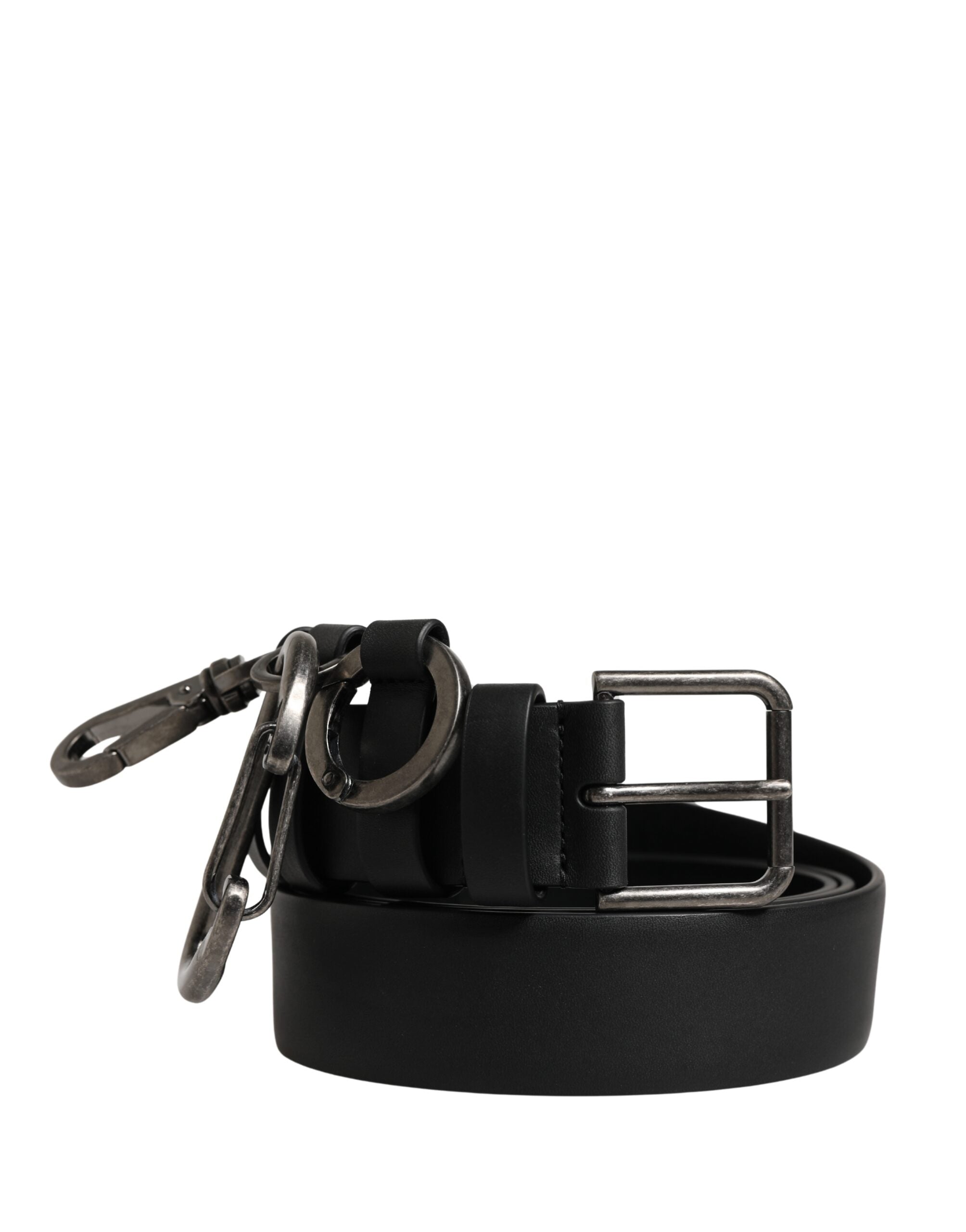 Dolce & Gabbana Black Calf Leather Belt