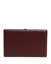 Dolce & Gabbana Brown Calfskin Clutch
