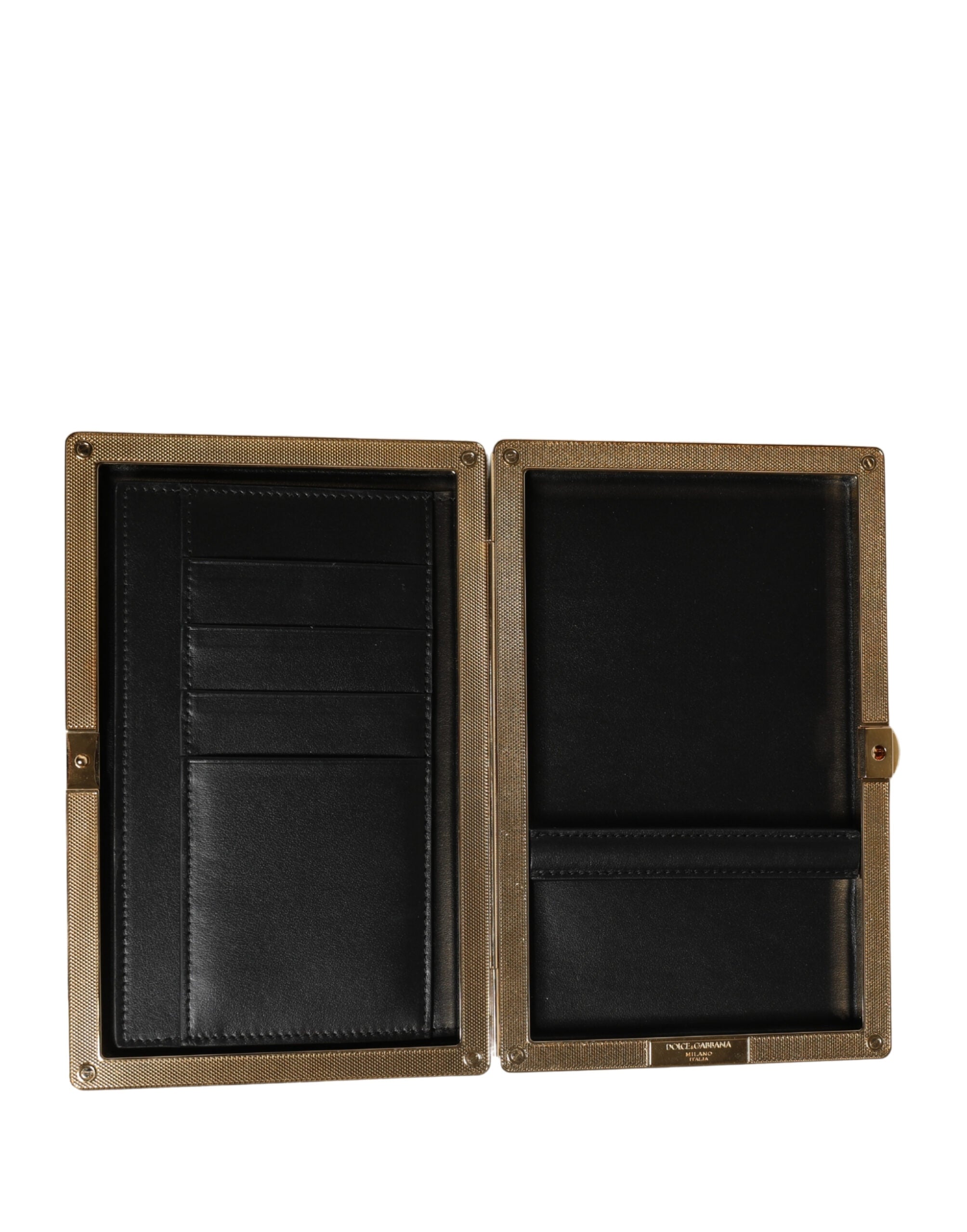 Dolce & Gabbana Brown Calfskin Clutch