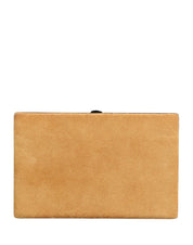 Dolce & Gabbana Beige Velvet Calf Leather Clutch