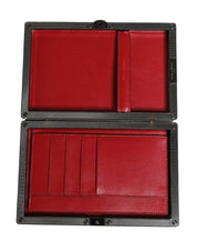 Dolce & Gabbana Beige Velvet Calf Leather Clutch