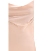 PINKO Multicolor Satin Slip Dress