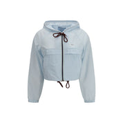 Prada Blue Recycled Polyamide Shell Jacket