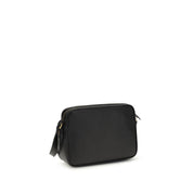 Valentino Garavani Black Calf Leather Shoulder Bag