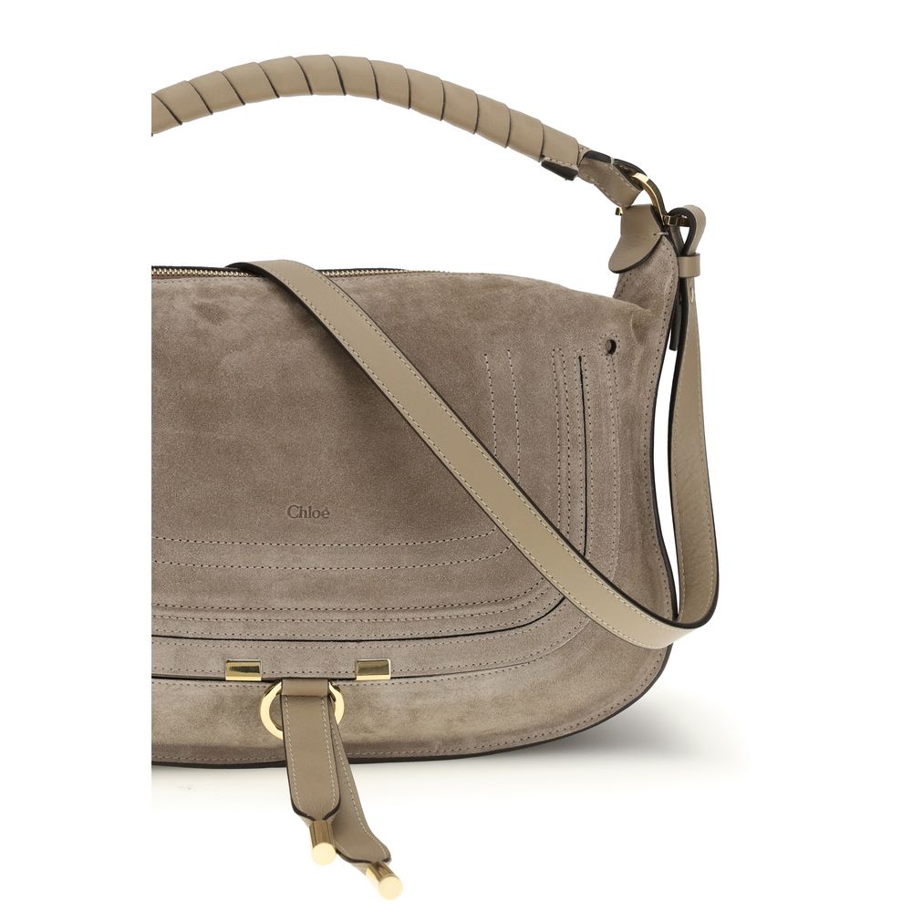 Chloé Beige Calf Leather Shoulder Bag