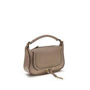 Chloé Gray Calf Leather Shoulder Bag
