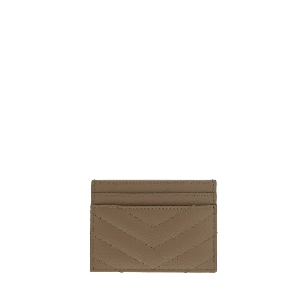Saint Laurent Brown Calf Leather Wallet