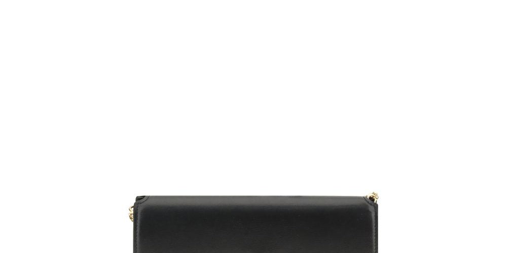 Saint Laurent Black Calf Leather Shoulder Bag