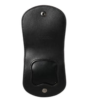 Dolce & Gabbana Burgundy Caiman Leather Condom Case Holder Pocket Wallet