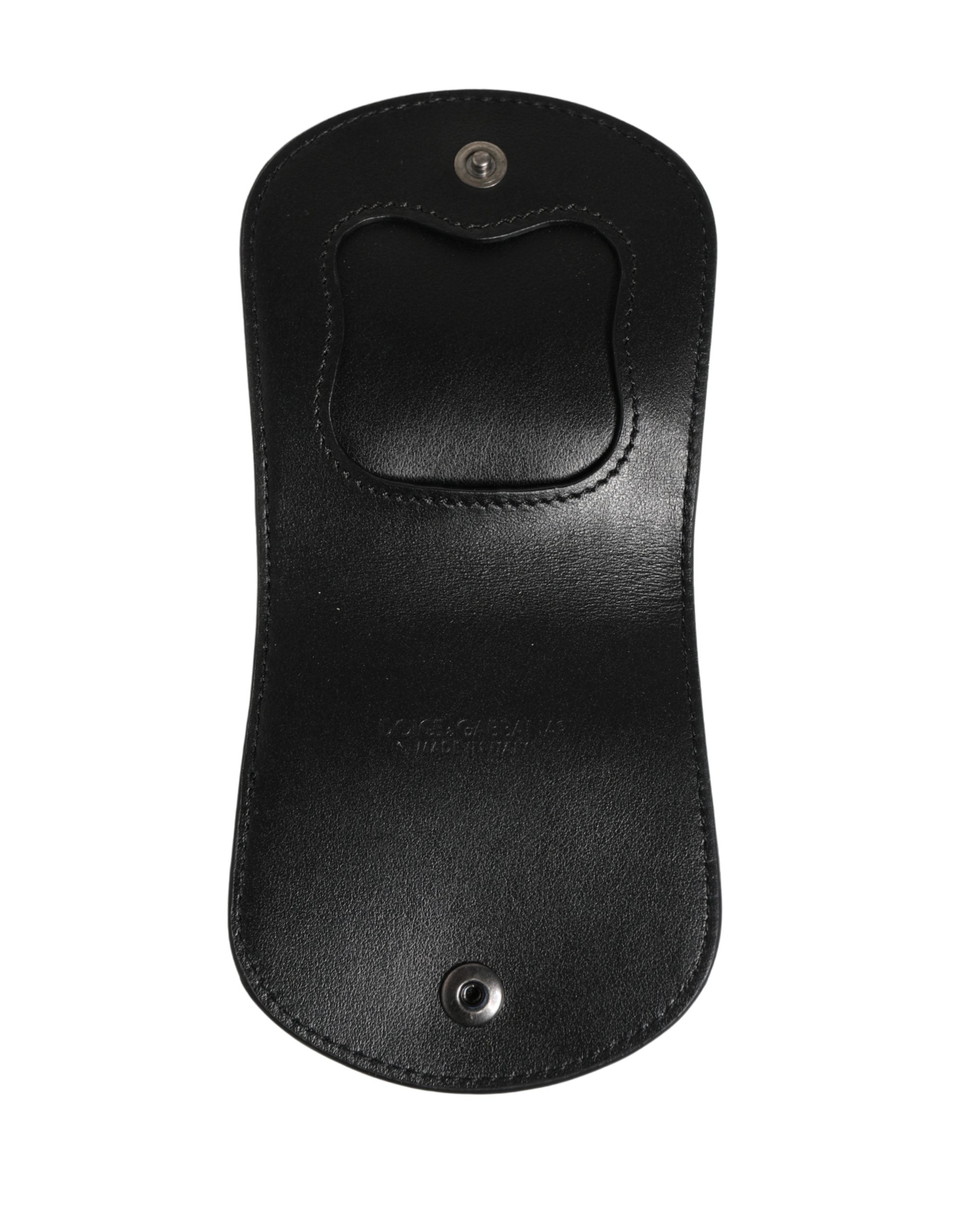 Dolce & Gabbana Black Caiman Leather Wallet