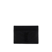 Saint Laurent Black Calf Leather Card Holder