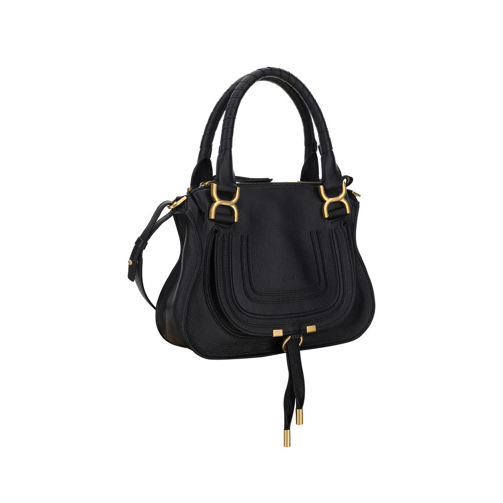 Chloé Black Calf Leather Shoulder Bag