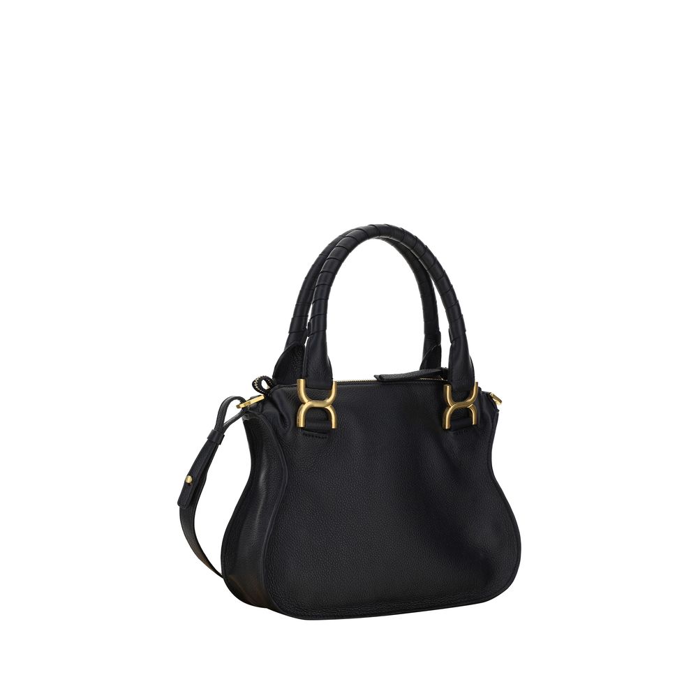 Chloé Black Calf Leather Shoulder Bag
