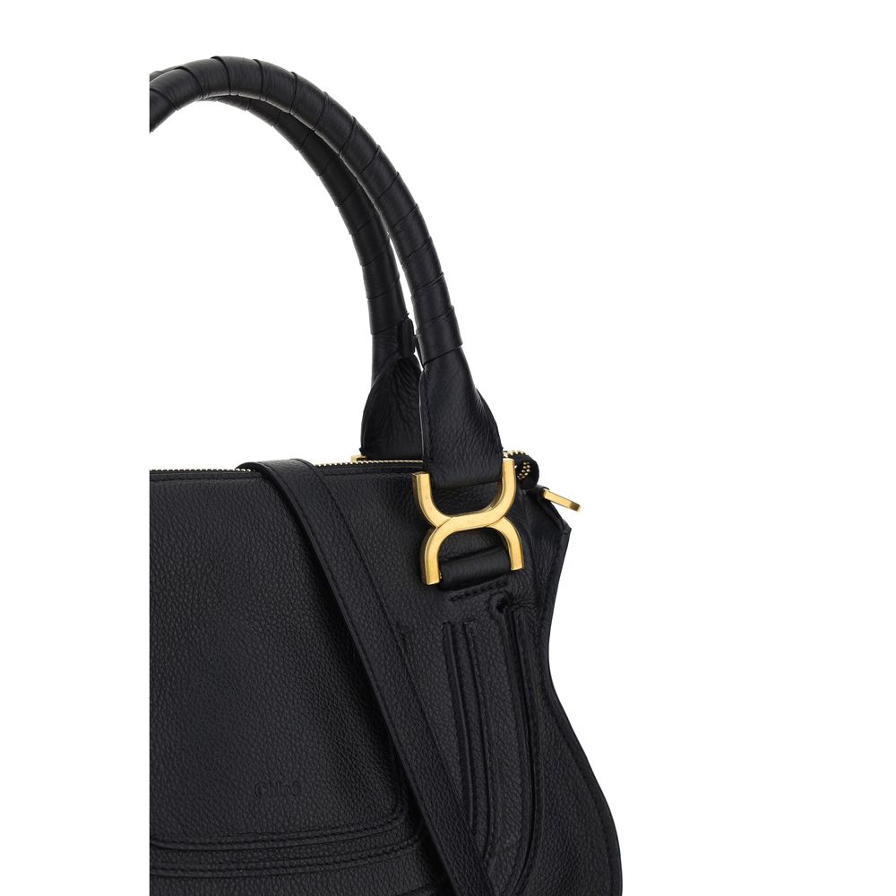 Chloé Black Calf Leather Shoulder Bag