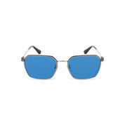 Police Gray Metal Sunglasses