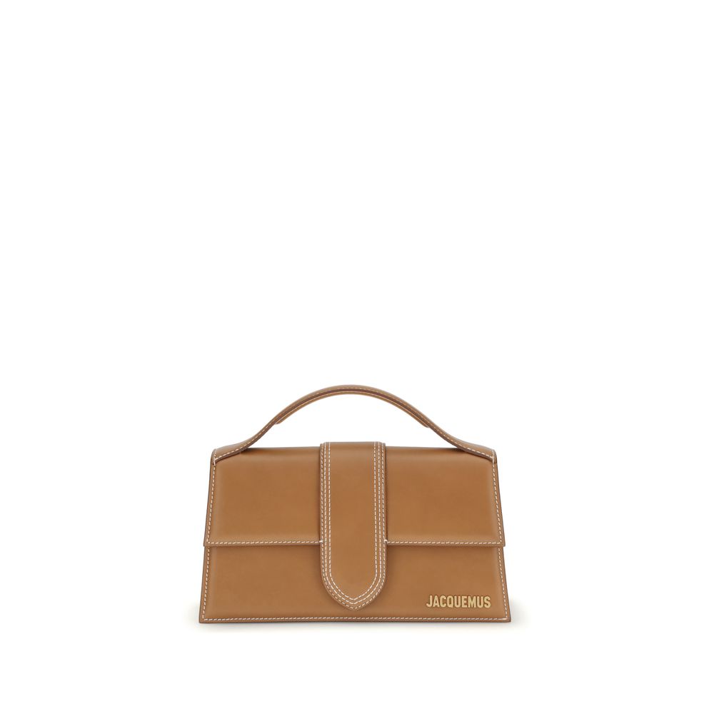 Jacquemus Brown Calf Leather Top-handle Bag
