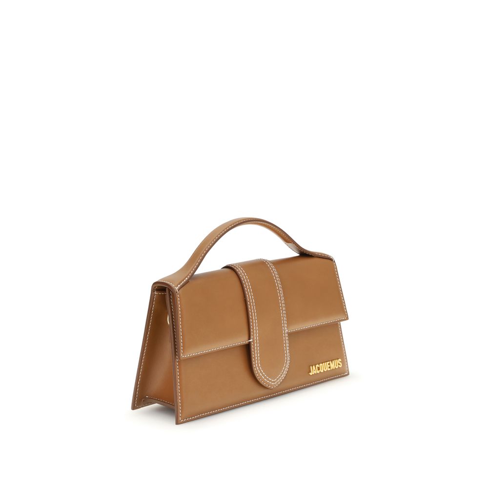Jacquemus Brown Calf Leather Top-handle Bag