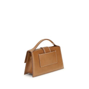 Jacquemus Brown Calf Leather Top-handle Bag