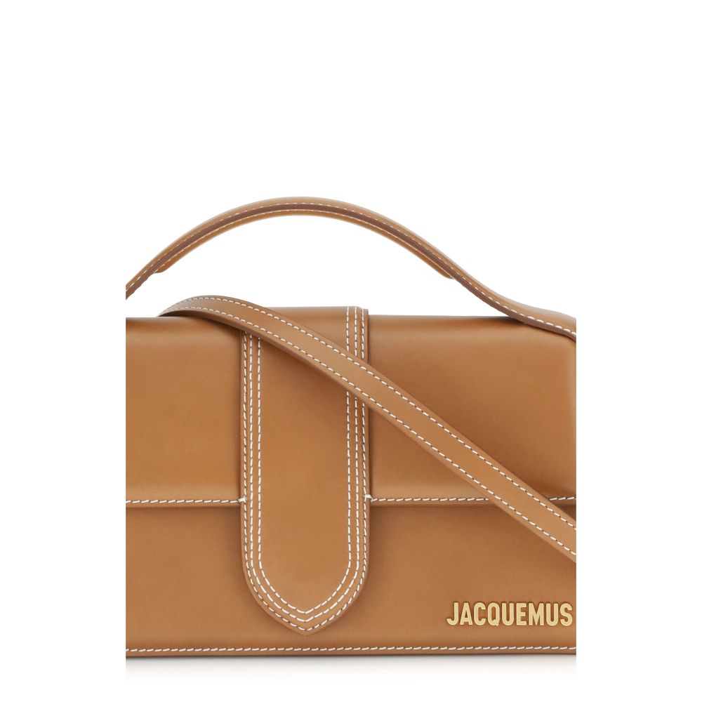 Jacquemus Brown Calf Leather Top-handle Bag