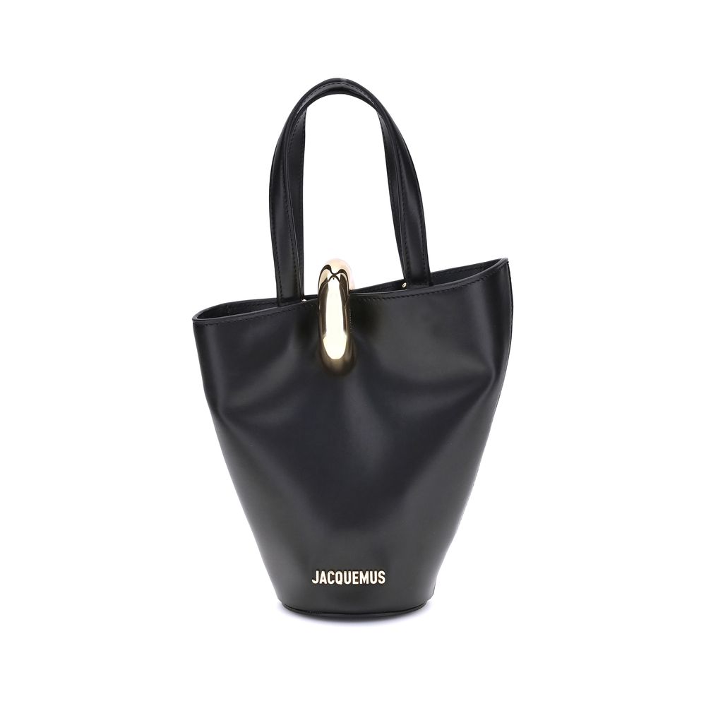 Jacquemus Black Calf Leather Shoulder Bag