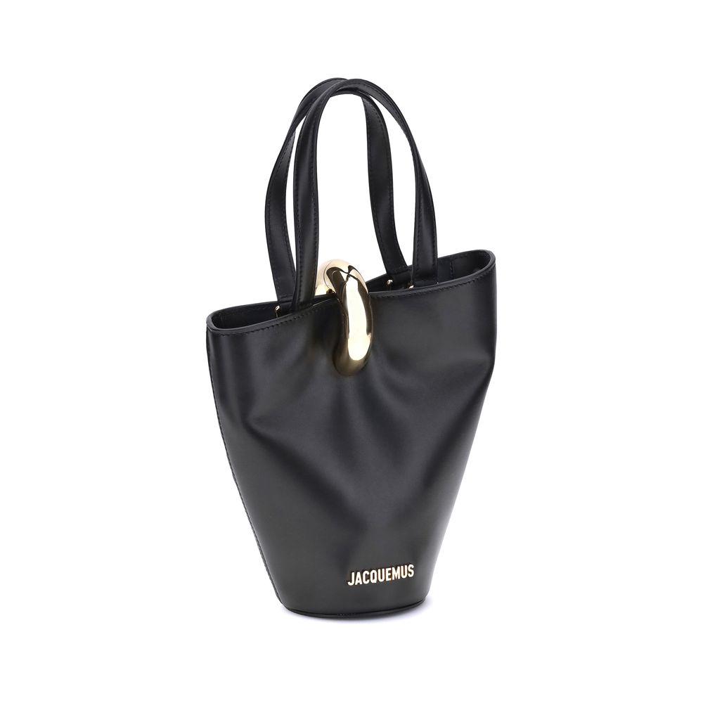 Jacquemus Black Calf Leather Shoulder Bag