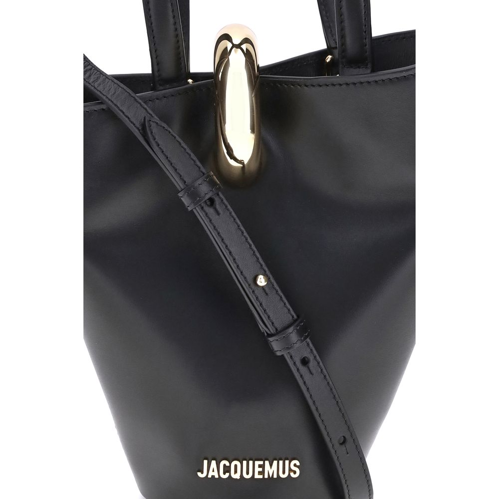 Jacquemus Black Calf Leather Shoulder Bag