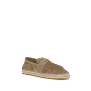 Valentino Garavani Beige Suede Espadrilles