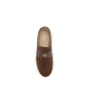 Valentino Garavani Brown Calf Leather Espadrilles