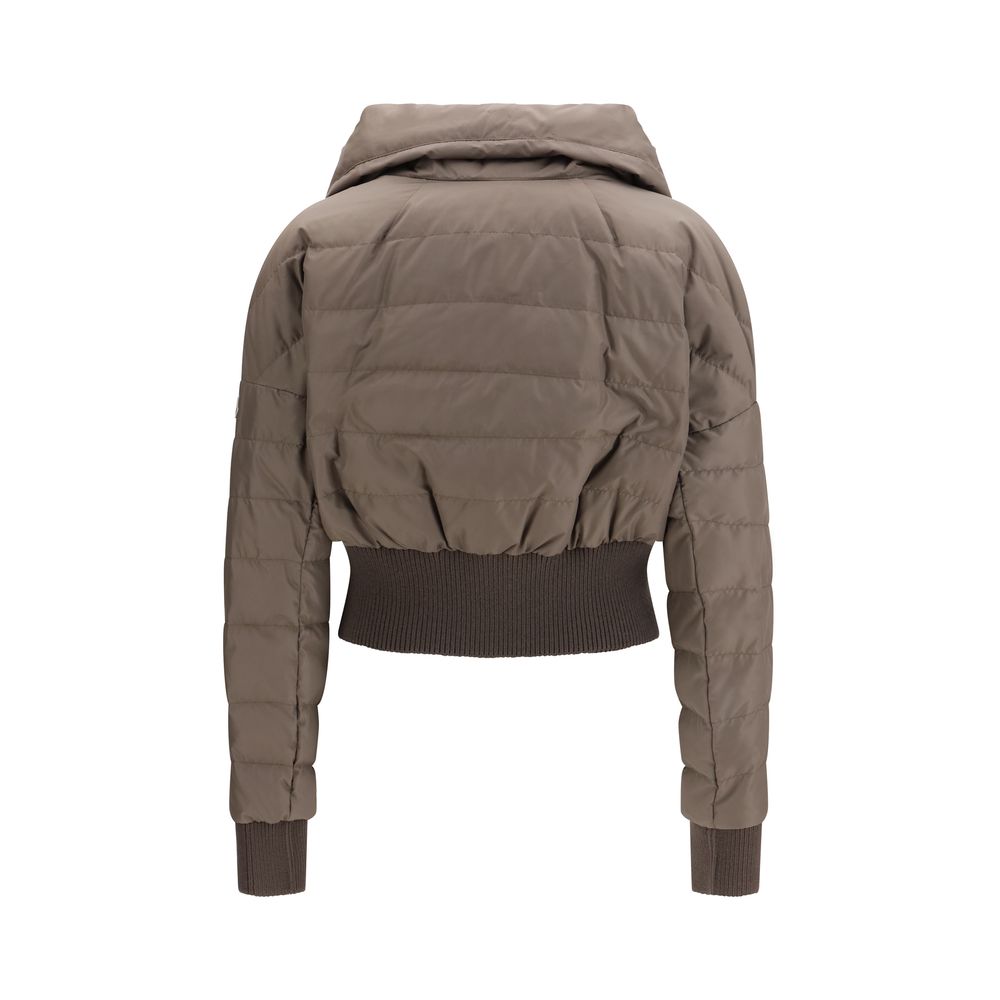 Moncler x Rick Owens Brown Polyester Down Jacket