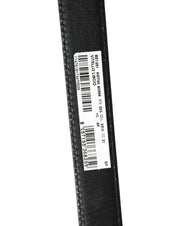 Dolce & Gabbana Black Calf Leather Belt